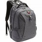 Travel Backpack Padded Laptop Cable Handle Shoulder Strap Durable Heather Grey
