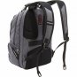Travel Backpack Padded Laptop Cable Handle Shoulder Strap Durable Heather Grey