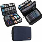 BUBM Double Layer Electronic Accessories Organizer Travel Gadget Bag for Cables