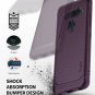 LG V40 Case Durable Extreme Tough Anti Shock Compatible Rugged Flexible Purple