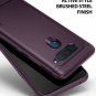 LG V40 Case Durable Extreme Tough Anti Shock Compatible Rugged Flexible Purple