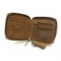 RFID Blocking Belted Ziparound Bifold Wallet for Women Stunning Quality Leathe