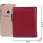 AINIMOER Women's RFID Blocking Leather Small Compact Bifold Zipper Pocket Wall
