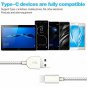 USBA to USBC Cable, TNSO USB Type C Cable 5 Pack 3/3/6/6/10FT Nylon Braided Ch