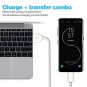 USBA to USBC Cable, TNSO USB Type C Cable 5 Pack 3/3/6/6/10FT Nylon Braided Ch
