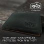Front Pocket Wallet for Men by Jim Guyver Bifold Genuine Leather Wallets RFID