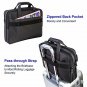 Laptop Bag Expandable Shoulder Bag 15.6Inch Water Resistant Briefcase with Strap