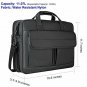 Laptop Bag Expandable Shoulder Bag 15.6Inch Water Resistant Briefcase with Strap