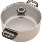 10-Piece Cookware Set Kitchen Pans And Pots Nonstick Heavy-Duty Aluminum Beige