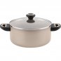 10-Piece Cookware Set Kitchen Pans And Pots Nonstick Heavy-Duty Aluminum Beige