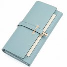 Clearance RFID Blocking Leather Wallet for Women Slim Clutch Purse Long
