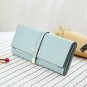 Clearance RFID Blocking Leather Wallet for Women Slim Clutch Purse Long