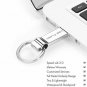 RUICHENXI Waterproof 256GB USB Flash Drive Pen Drive Memory Stick with Keychain