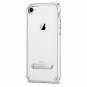 iPhone 8 Case Ultra Hybrid Shockproof Metal Kickstand Wireless Charging Clear