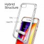 iPhone 8 Case Ultra Hybrid Shockproof Metal Kickstand Wireless Charging Clear
