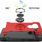 LG V40 Case 360 Degree Rotating Ring Holder Protective Anti Shock Kickstand Red