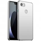 Google Pixel 3 XL Case Minimalist Ultra Thin Slim Fit Cover Shockproof Silver