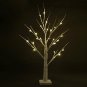 EAMBRITE 2FT 24LT Warm White LED Battery Operated Birch Tree Light Tabletop Tree