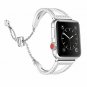 Bling Bands Compatible Apple Watch Band 38mm 40mm Iwatch Series 4/3/2/1 Silver