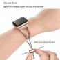 Bling Bands Compatible Apple Watch Band 38mm 40mm Iwatch Series 4/3/2/1 Silver
