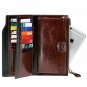 Itslife Women's RFID Blocking Large Capacity Luxury Wax Genuine Leather Cluth W