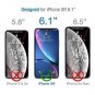 [3Pack ] Glass Screen Protector Compatible iPhone XR (6.1)  Tempered Glass