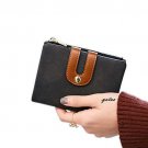 Women's RFID Bifold Leather Wallet Ladies Mini Purse with id Window Small Zippe