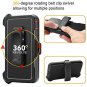 iPhone Xs Max CaseFOGEEK Belt Clip Holster Heavy Duty Kickstand Cover Support Wi