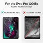 Spigen Tempered Glass Screen Designed for The iPad Pro 11 inch 2018 Release 1 Pa