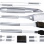 19-Piece Grill Tools Set Stainless Steel Heavy Duty Aluminium Storage Case