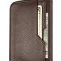 Wallet For Men Slim Zip RFID Protection Cards Cash Coins Pockets Secure Brown