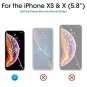 iPhone Xs/X Screen Protector Glass (3Pack), amFilm iPhone Xs/X Tempered Glass S