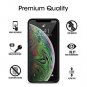 iPhone Xs/X Screen Protector Glass (3Pack), amFilm iPhone Xs/X Tempered Glass S