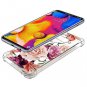 LUOLNH LG V40 ThinQ Case,LG V40 Case,Slim Shockproof Clear Floral Pattern Soft F