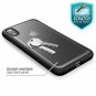 iPhone XS Case Shockproof Scratch Resistant Wireless Charging Clear Black New