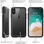 iPhone XS Case Shockproof Scratch Resistant Wireless Charging Clear Black New