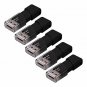 PNY Attache USB 2.0 Flash Drive 16GB / BLACK / 5 PACK PFD16GX5ATT03MP
