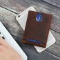 Travel Wallet RFID Blocking Slim Genuine Leather Thin Minimalist Front Pocket