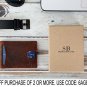 Travel Wallet RFID Blocking Slim Genuine Leather Thin Minimalist Front Pocket