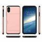 iPhone XS Max Case with Card Slot Soft TPU Hard PC Dual Layer Armor Army Green