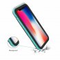 iPhone X Waterproof Case IP68 Dirtproof Built-in Screen Protector Black Blue NEW