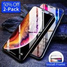 iPhone X Screen Protector, iPhone Xs Screen Protector,2-Pack [Alignment Frame] A