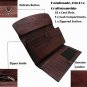 Womens Wallets Genuine Leather Large Capacity Handmade Card Holder Purse (