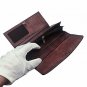 Womens Wallets Genuine Leather Large Capacity Handmade Card Holder Purse (