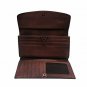 Womens Wallets Genuine Leather Large Capacity Handmade Card Holder Purse (