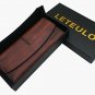 Womens Wallets Genuine Leather Large Capacity Handmade Card Holder Purse (