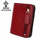 YALUXE Women's RFID Blocking Small Compact Leather Wallet Ladies Mini Purs