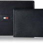 Leather Men's Wallet Passcase Stylish Removable Pocket Card Holder ID Window