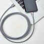 AmazonBasics Double Braided Nylon USB TypeC to TypeA 2.0 Male Cable | 10 feet Da