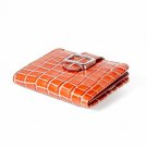 ID Stronghold RFID Wallet Leather Croco Mini Trifold for Women w/Best Protectio
